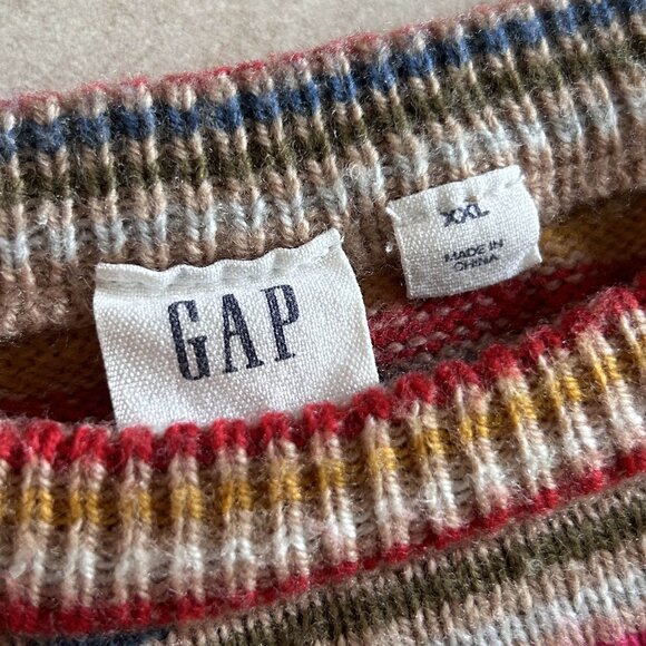 GAP Striped Merino Wool Blend Sweater ASO Max Mayfield - Picture 5 of 8